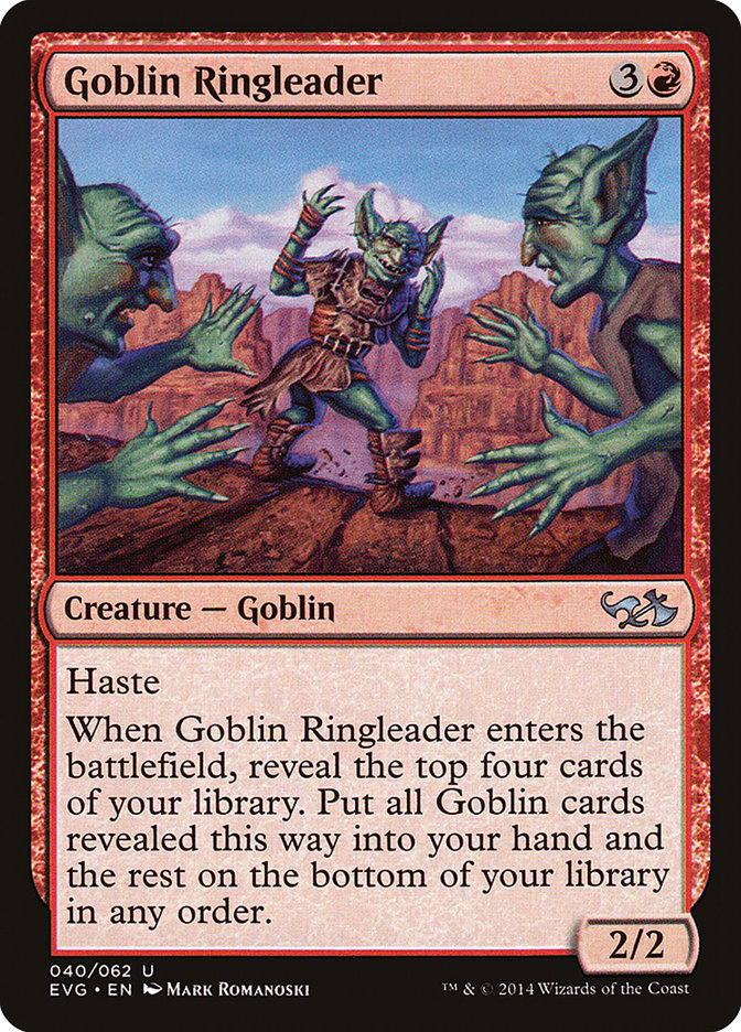Goblin Ringleader (Elves vs. Goblins) [Duel Decks Anthology] | Webway Games