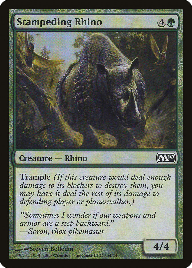 Stampeding Rhino [Magic 2010] | Webway Games