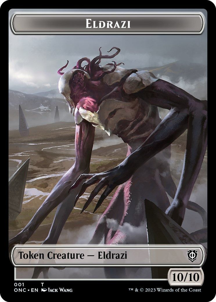 Soldier (017) // Eldrazi Double-Sided Token [Phyrexia: All Will Be One Commander Tokens] | Webway Games