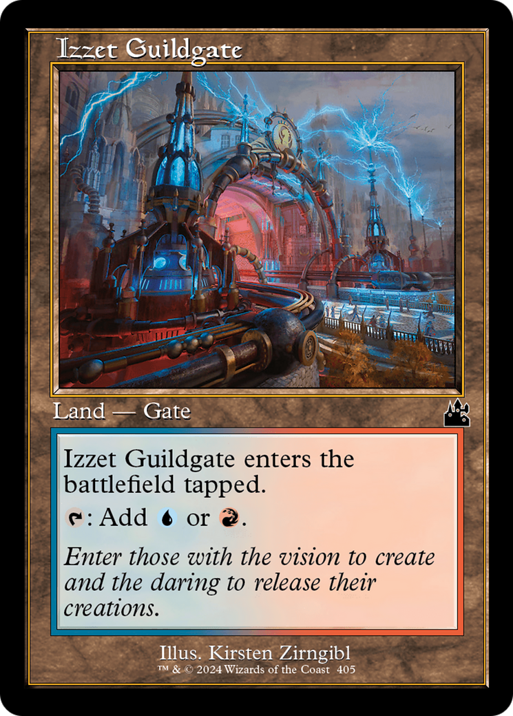 Izzet Guildgate (Retro Frame) [Ravnica Remastered] | Webway Games