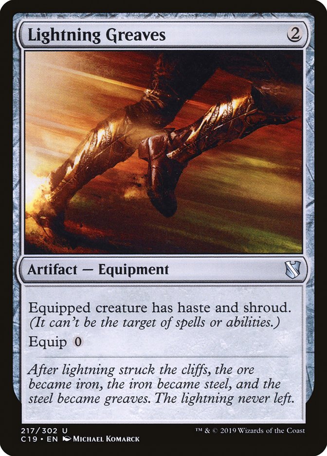 Lightning Greaves [Commander 2019] | Webway Games