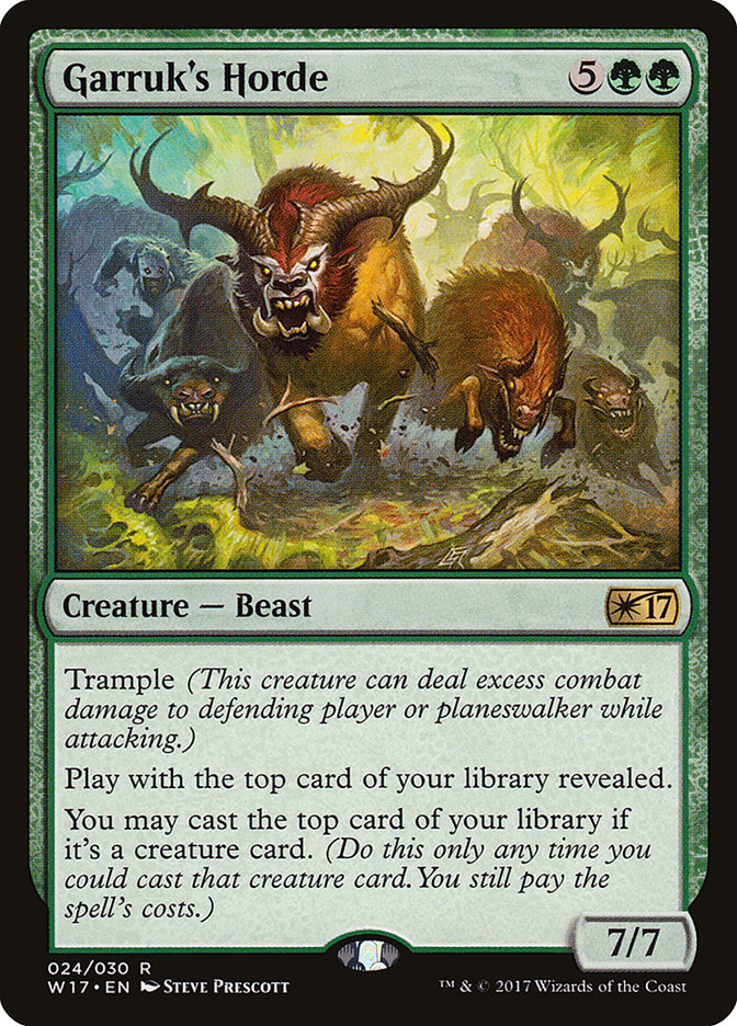 Garruk's Horde [Welcome Deck 2017] | Webway Games