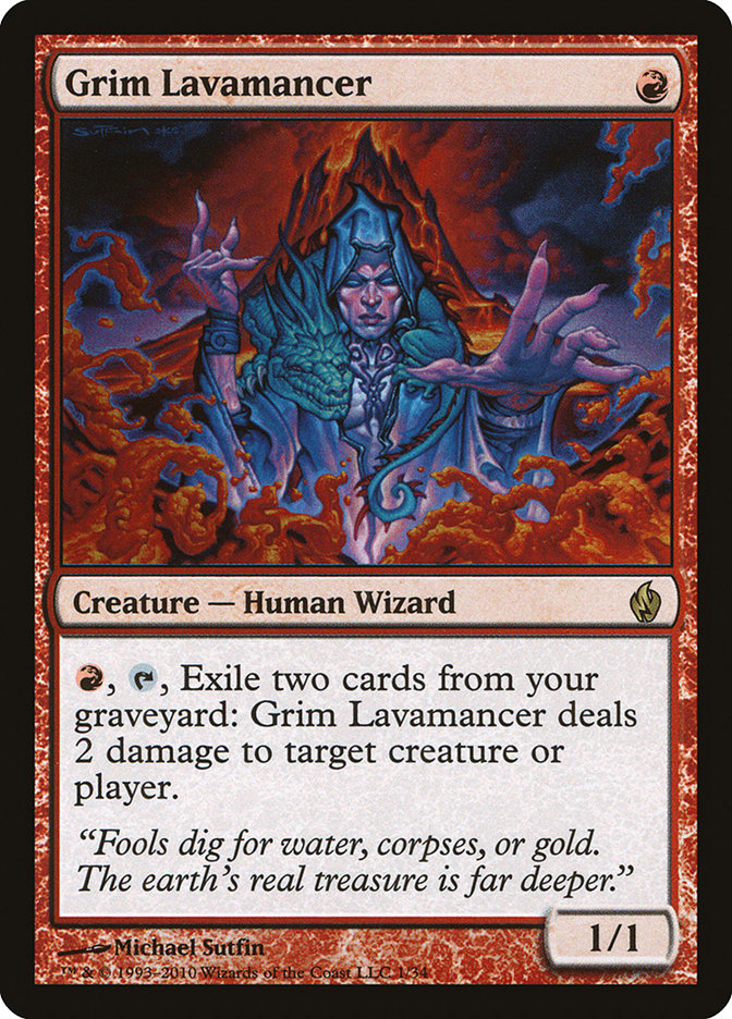 Grim Lavamancer [Premium Deck Series: Fire and Lightning] | Webway Games