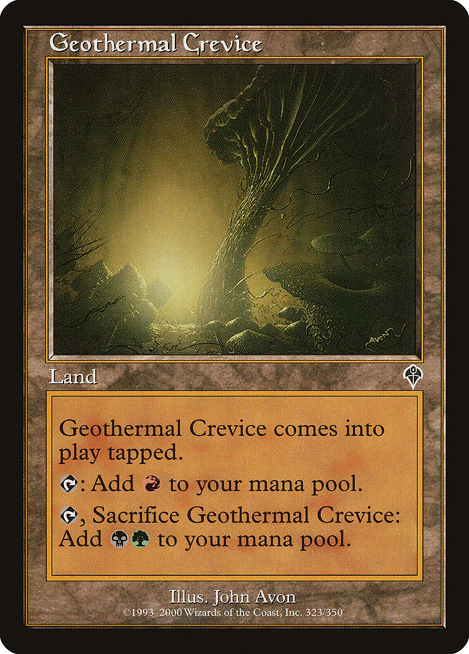 Geothermal Crevice [Invasion] | Webway Games