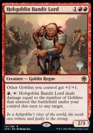 Hobgoblin Bandit Lord (Promo Pack) [Dungeons & Dragons: Adventures in the Forgotten Realms Promos] | Webway Games
