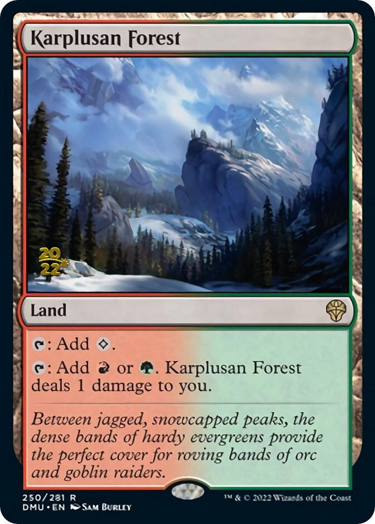 Karplusan Forest [Dominaria United Prerelease Promos] | Webway Games