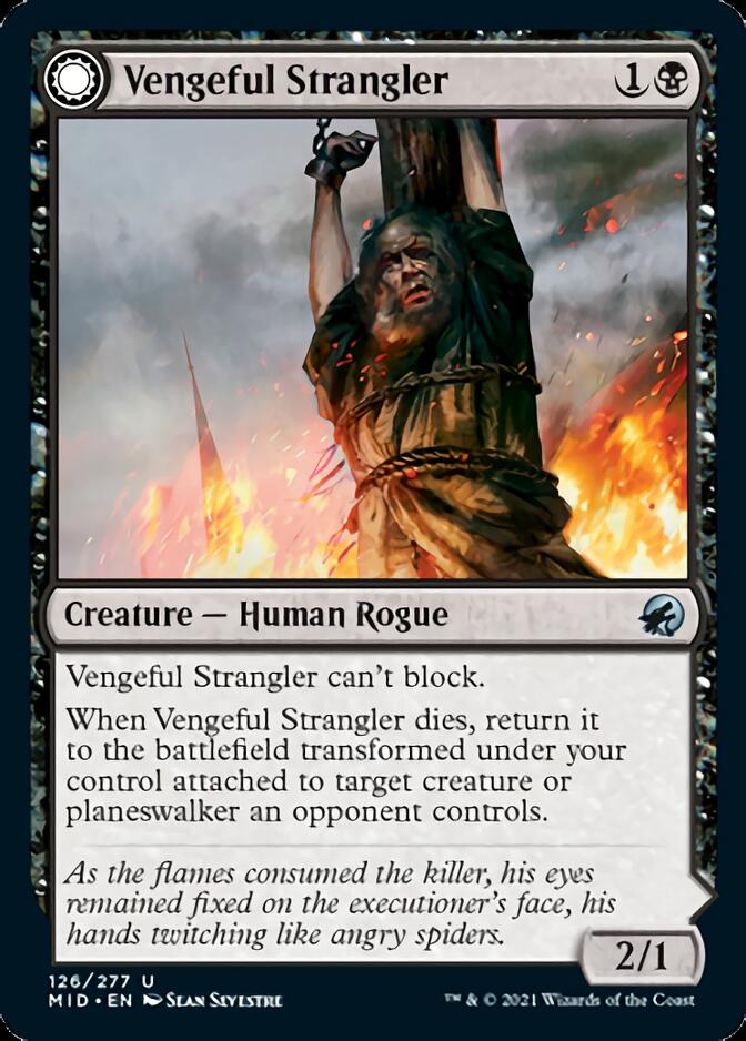 Vengeful Strangler // Strangling Grasp [Innistrad: Midnight Hunt] | Webway Games