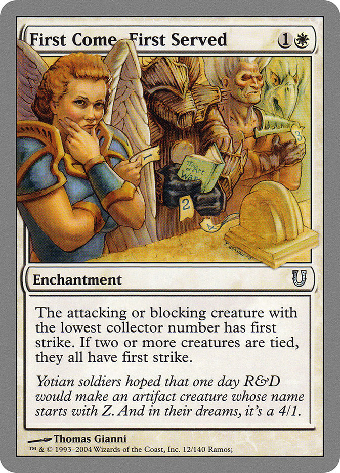 First Come, First Served [Unhinged] | Webway Games