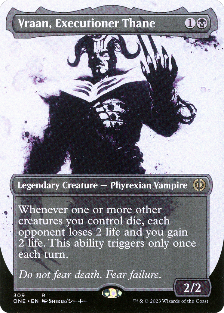 Vraan, Executioner Thane (Borderless Ichor) [Phyrexia: All Will Be One] | Webway Games