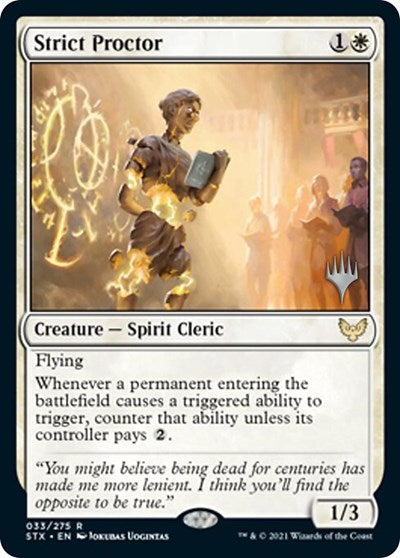 Strict Proctor (Promo Pack) [Strixhaven: School of Mages Promos] | Webway Games