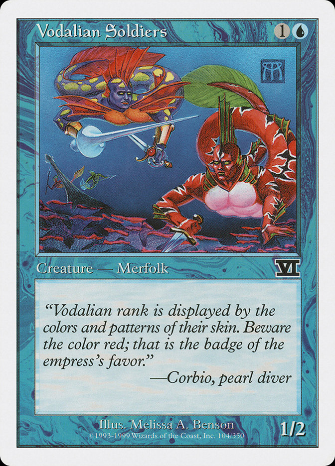 Vodalian Soldiers [Classic Sixth Edition] | Webway Games