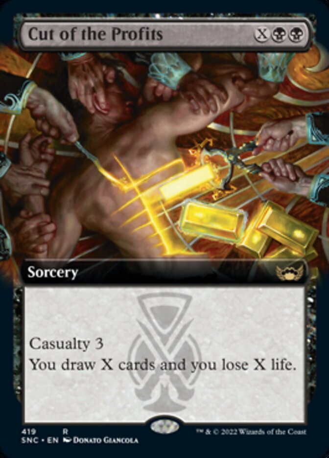 Cut of the Profits (Extended Art) [Streets of New Capenna] | Webway Games