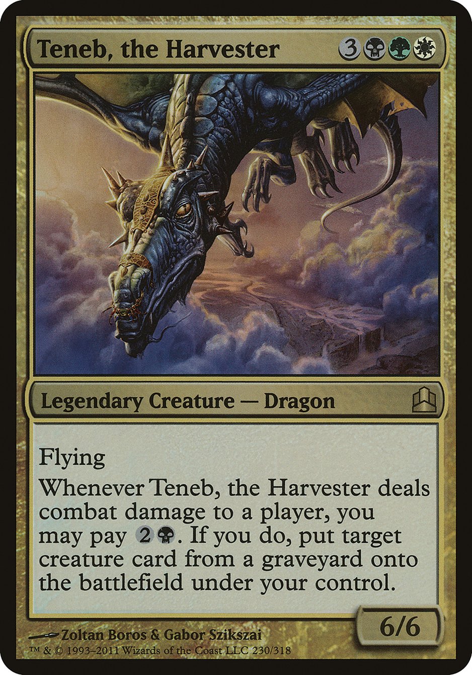Teneb, the Harvester (Oversized) [Commander 2011 Oversized] | Webway Games