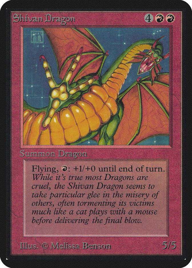 Shivan Dragon [Limited Edition Alpha] | Webway Games