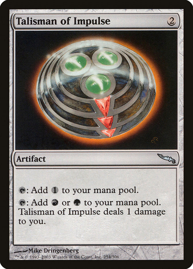 Talisman of Impulse [Mirrodin] | Webway Games