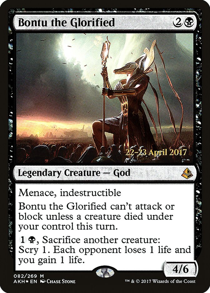 Bontu the Glorified  (Prerelease) [Amonkhet Prerelease Promos] | Webway Games