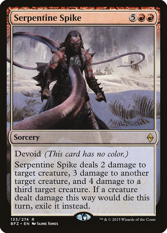 Serpentine Spike [Battle for Zendikar] | Webway Games