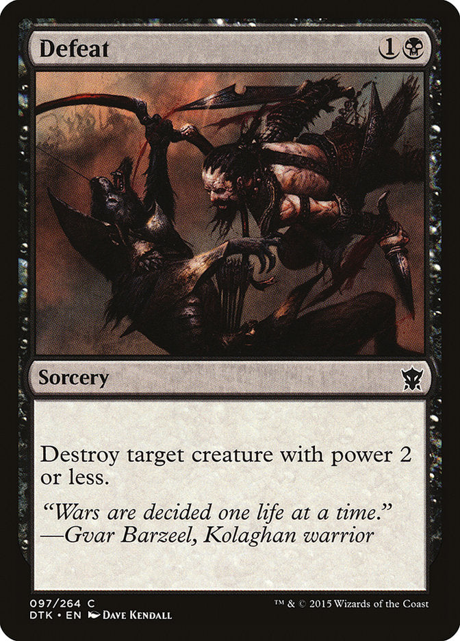 Defeat [Dragons of Tarkir] | Webway Games