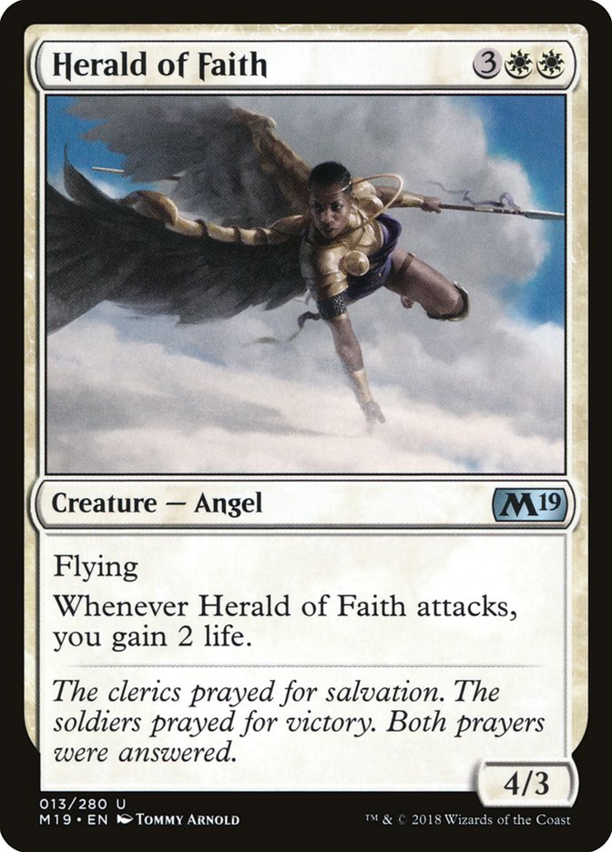 Herald of Faith [Core Set 2019] | Webway Games