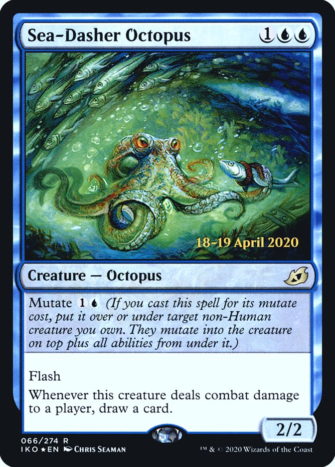 Sea-Dasher Octopus  [Ikoria: Lair of Behemoths Prerelease Promos] | Webway Games
