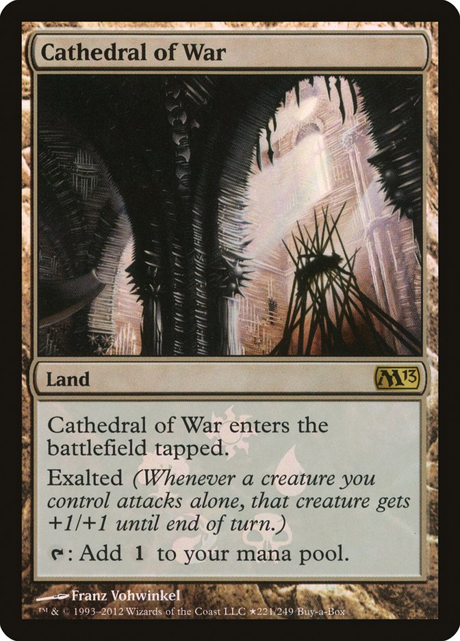 Cathedral of War (Buy-A-Box) [Magic 2013 Promos] | Webway Games