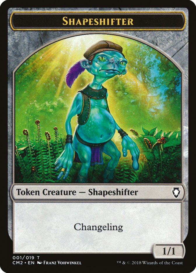 Shapeshifter Token [Commander Anthology Volume II Tokens] | Webway Games