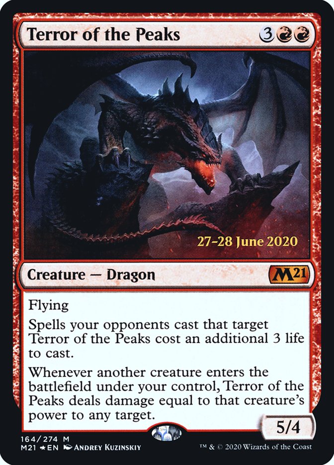 Terror of the Peaks  [Core Set 2021 Prerelease Promos] | Webway Games