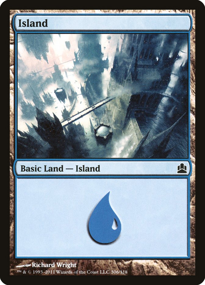 Island (#306) [Commander 2011] | Webway Games