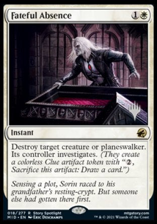 Fateful Absence (Promo Pack) [Innistrad: Midnight Hunt Promos] | Webway Games
