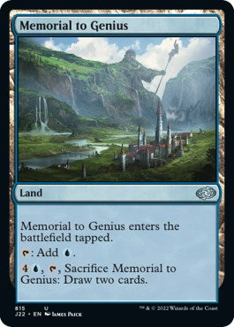 Memorial to Genius [Jumpstart 2022] | Webway Games