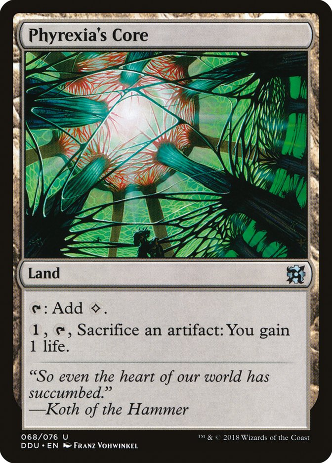 Phyrexia's Core [Duel Decks: Elves vs. Inventors] | Webway Games