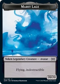 Marit Lage // Saproling Double-sided Token [Double Masters Tokens] | Webway Games