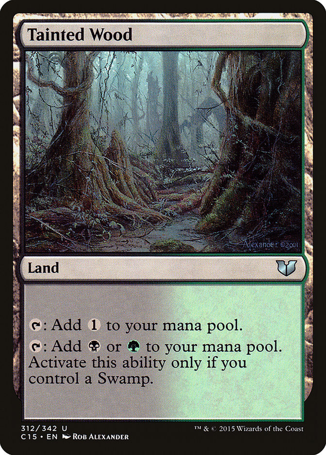 Tainted Wood [Commander 2015] | Webway Games