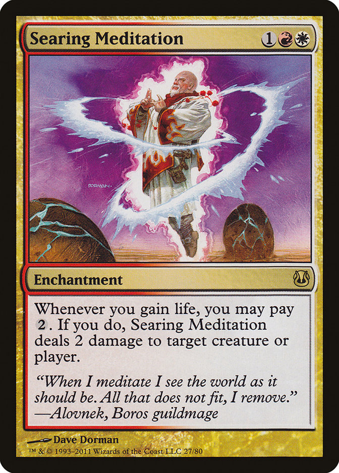 Searing Meditation [Duel Decks: Ajani vs. Nicol Bolas] | Webway Games