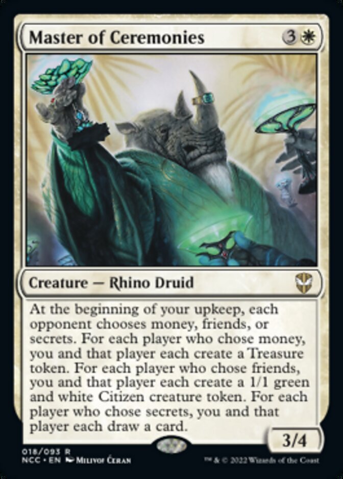 Master of Ceremonies [Streets of New Capenna Commander] | Webway Games