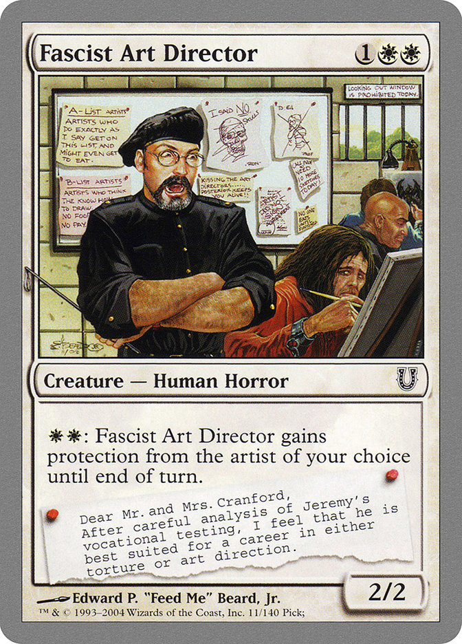 Fascist Art Director [Unhinged] | Webway Games