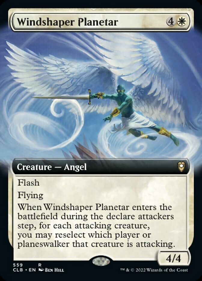 Windshaper Planetar (Extended Art) [Commander Legends: Battle for Baldur's Gate] | Webway Games