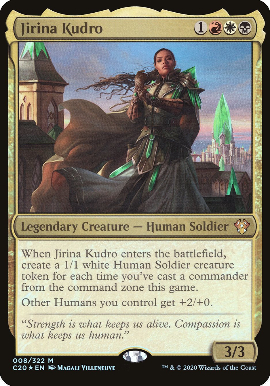 Jirina Kudro (Commander 2020) [Oversize Cards] | Webway Games