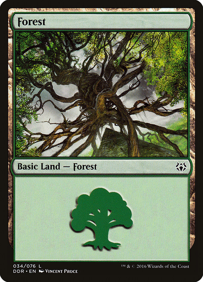 Forest (#34) [Duel Decks: Nissa vs. Ob Nixilis] | Webway Games