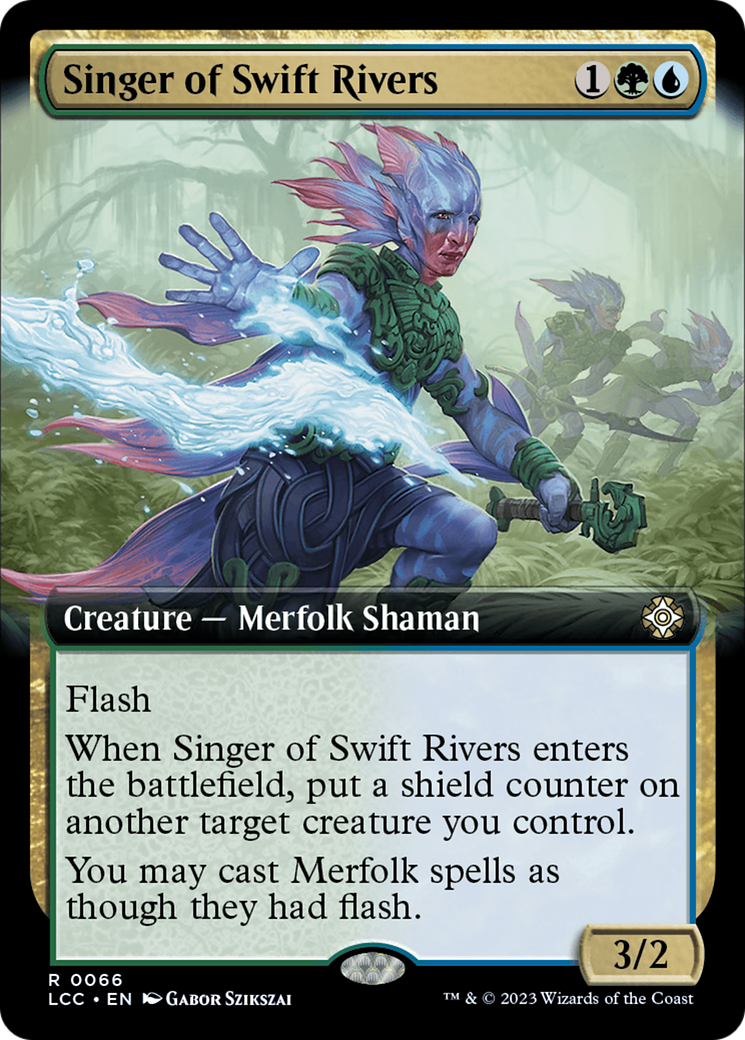 Singer of Swift Rivers (Extended Art) [The Lost Caverns of Ixalan Commander] | Webway Games