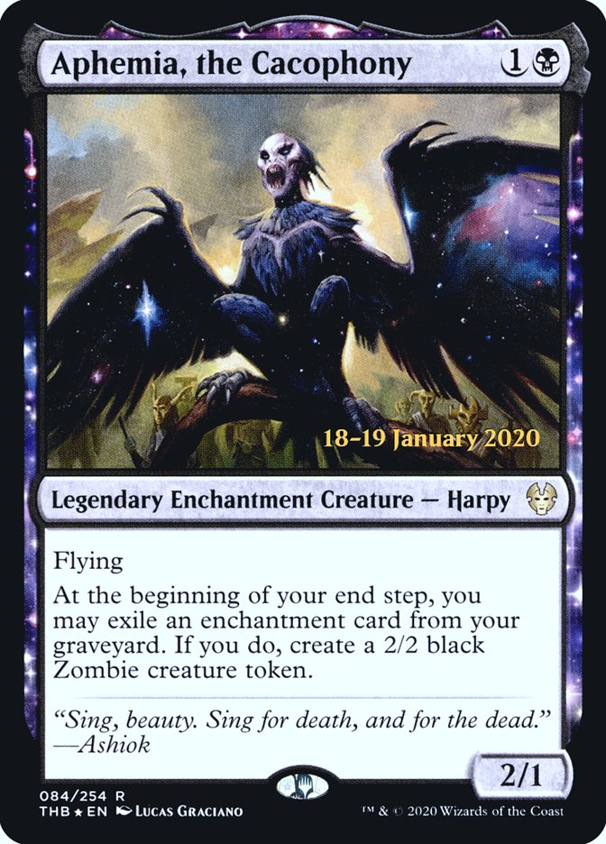 Aphemia, the Cacophony [Theros Beyond Death Prerelease Promos] | Webway Games
