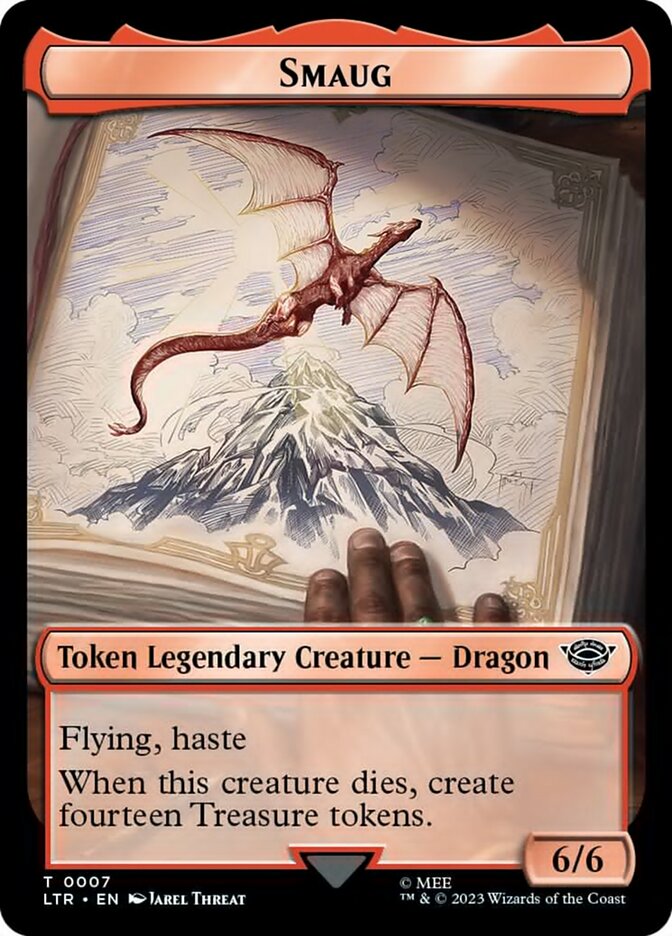 Smaug Token [The Lord of the Rings: Tales of Middle-Earth Tokens] | Webway Games