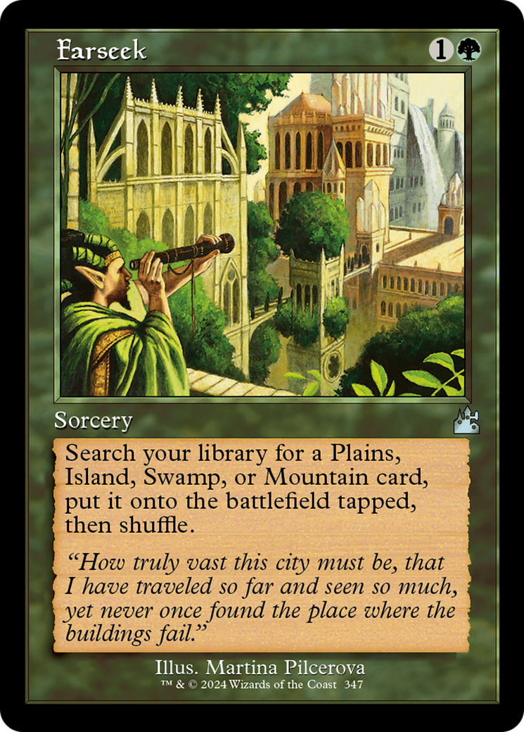Farseek (Retro Frame) [Ravnica Remastered] | Webway Games