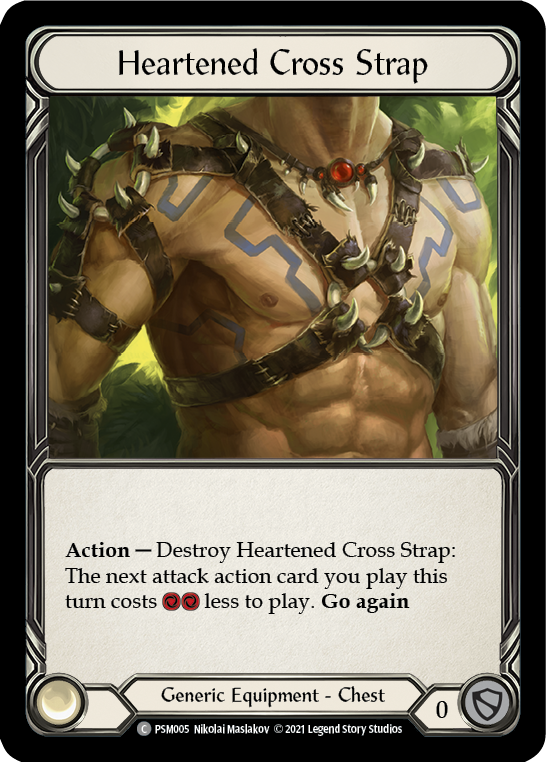 Heartened Cross Strap [PSM005] (Monarch Prism Blitz Deck) | Webway Games