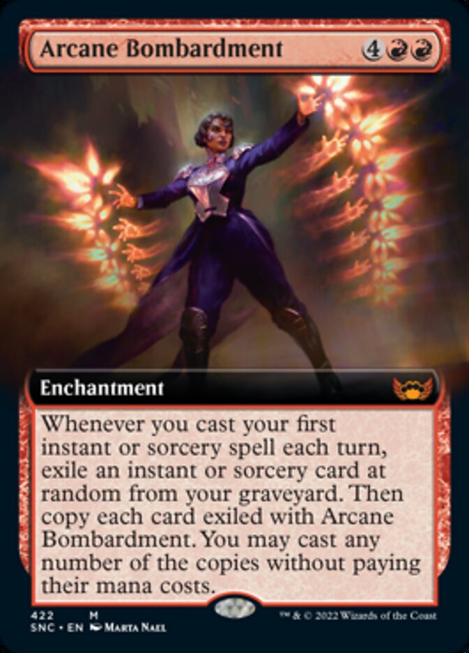 Arcane Bombardment (Extended Art) [Streets of New Capenna] | Webway Games