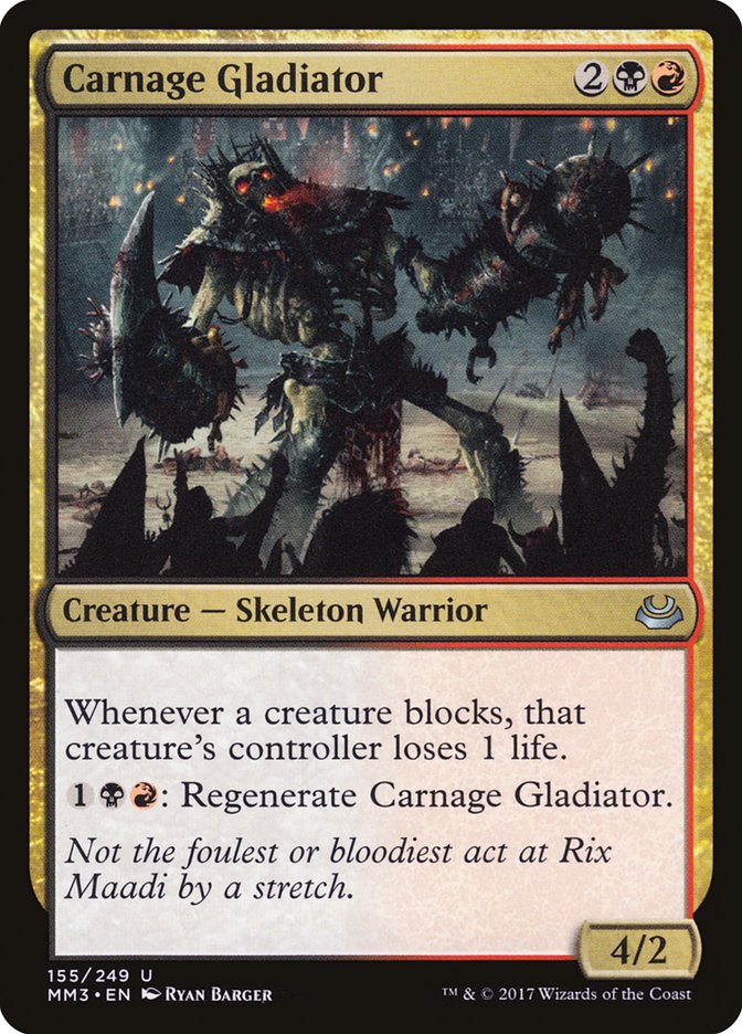 Carnage Gladiator [Modern Masters 2017] | Webway Games