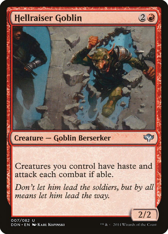 Hellraiser Goblin [Duel Decks: Speed vs. Cunning] | Webway Games