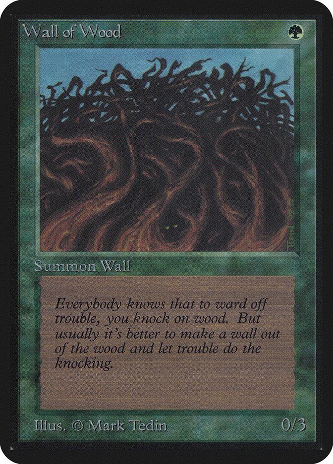 Wall of Wood [Limited Edition Alpha] | Webway Games