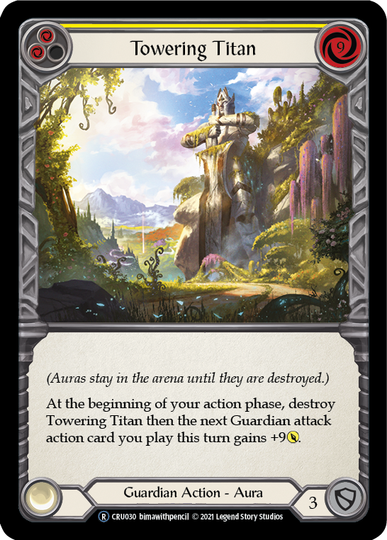 Towering Titan (Yellow) [CRU030] Unlimited Normal | Webway Games