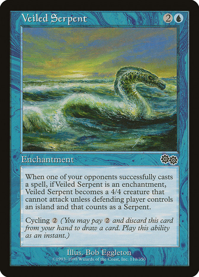 Veiled Serpent [Urza's Saga] | Webway Games
